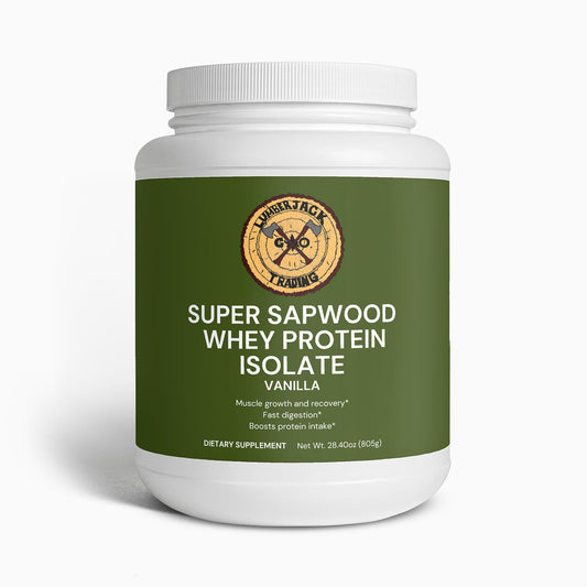 SUPER SAPWOOD Whey Protein Isolate (Vanilla)