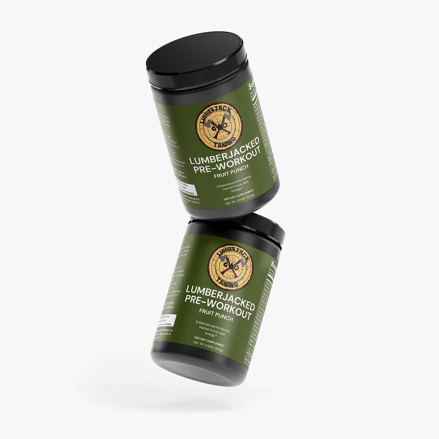 LUMBERJACKED Pre-Workout Powder (Fruit Punch)